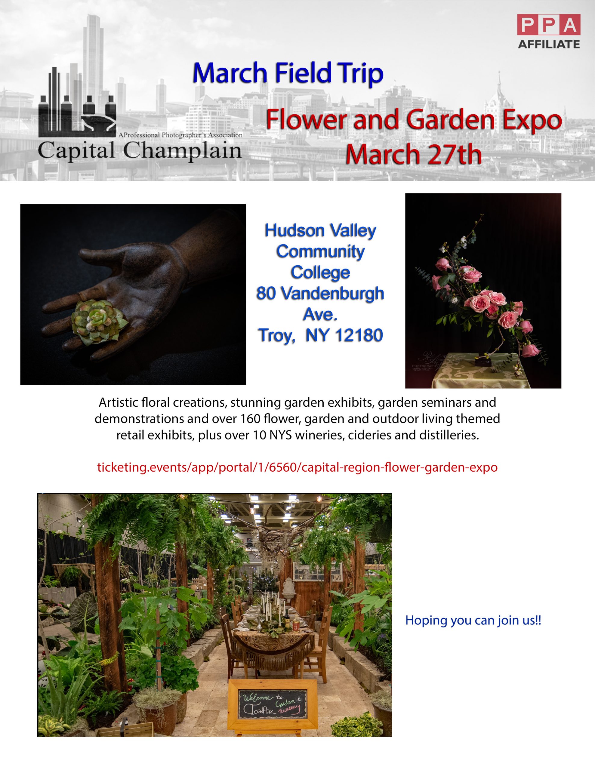 Flower And Garden Expo Capital ChamplainCapital Champlain Flower And Garden Expo Capital ChamplainCapital Champlain